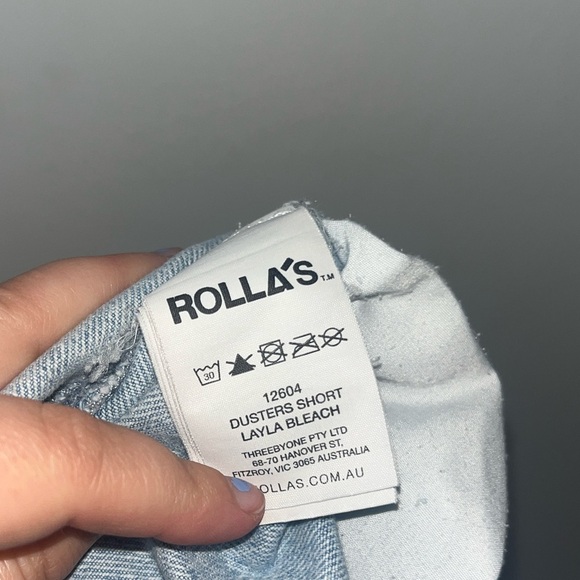 ROLLAS Dusters Short Layla Bleach in Size 26 - Picture 7 of 14